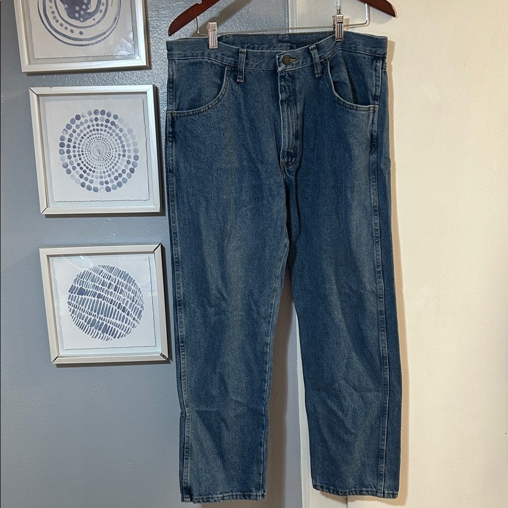 Vintage Rustler Men’s Blue Jeans Size 36 x 29”